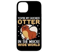 Carcasa para iPhone 14 Plus Eres mi Nutria Favorita en Todo el Mundo