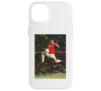 Carcasa para iPhone 14 Plus Eric Cantona Leap Copa Mundial de Fútbol del Manchester United
