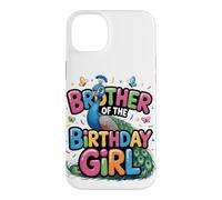 Carcasa para iPhone 14 Plus Es el cumpleaños de mi Hermano Pavo Real Bro Family Bday