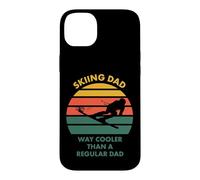 Carcasa para iPhone 14 Plus Esquiando papá para Padre Que esquís Vintage Divertido Camino Enfriador