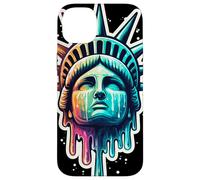 Carcasa para iPhone 14 Plus Estatua de la Libertad, Nueva York, EE.UU., Gotham, américa diseño