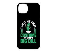 Carcasa para iPhone 14 Plus Este es mi Disfraz de pepinillo Disfraz de eneldo de Comida de Halloween