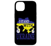 Carcasa para iPhone 14 Plus Estoy con Ucrania - Love Stop War - Ucrania Mapa