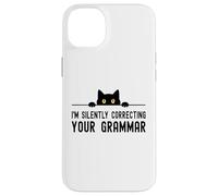 Carcasa para iPhone 14 Plus Estoy Corregiendo Silenciosamente Tu Gramática Broma Profesor de Inglés