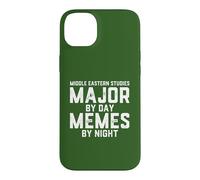 Carcasa para iPhone 14 Plus Estudios del Medio Oriente Major by Day Memes Noche Cercano Oriente