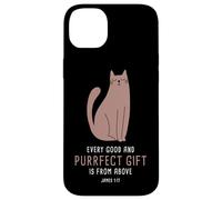 Carcasa para iPhone 14 Plus Every Good & Purrfect (Gift) is from Above - James 1:17 Cat