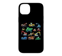 Carcasa para iPhone 14 Plus Excavadora Vehículos de Construcción Excavadora Niño
