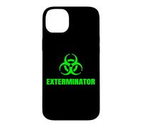 Carcasa para iPhone 14 Plus Exterminador Técnico de Control de Plagas Símbolo Cool Biohazard