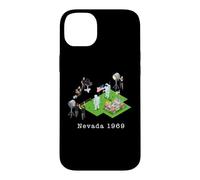 Carcasa para iPhone 14 Plus Falso Aterrizaje Lunar Disparar Nevada Área 51 engaño