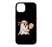 Carcasa para iPhone 14 Plus Fantasma Jugando Pickleball con gráfico Bandana
