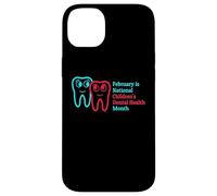 Carcasa para iPhone 14 Plus Febrero es el Mes Nacional de la Salud Dental Inf