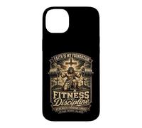 Carcasa para iPhone 14 Plus Fitness Disciplina Oración Cristiana Gimnasio Entrenamiento Culturismo