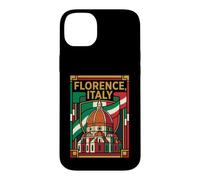 Carcasa para iPhone 14 Plus Florencia, Italia, Bandera Italiana, Viaje, gráfico