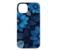 Carcasa para iPhone 14 Plus Flores Azul Oscuro Midnight Floral