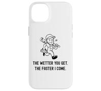 Carcasa para iPhone 14 Plus Fontanero Divertido Cuanto más húmedo te vuelves más rápido vengo. Fontanería