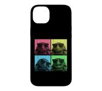 Carcasa para iPhone 14 Plus Fotomatón Eastern Box Turtle Pop Art Divertido para Amantes de Las Tortugas