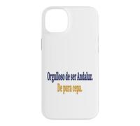 Carcasa para iPhone 14 Plus Frase Orgullo Andaluz Identidad Cultural Española