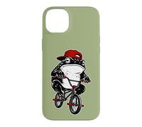 Carcasa para iPhone 14 Plus Freestyle BMX Bike, Ciclista Bicicleta Sapo-Rana BMX Bici