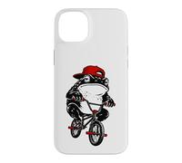 Carcasa para iPhone 14 Plus Freestyle BMX Bike, Ciclista Bicicleta Sapo-Rana BMX Bici