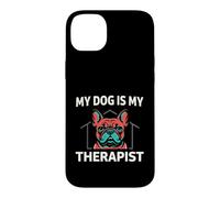 Carcasa para iPhone 14 Plus French Bulldog My Dog Is My Therapist