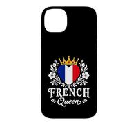 Carcasa para iPhone 14 Plus French Queen France Flag Proud French Woman