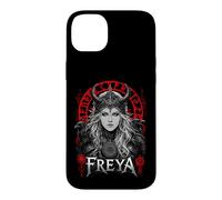 Carcasa para iPhone 14 Plus Freya Diosa Nórdica Mitología Germánica Runas Vikingas