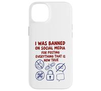Carcasa para iPhone 14 Plus FUI Prohibido en Las Redes sociales (Declaración de teoría de la conspiración)