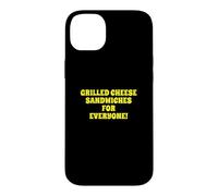 Carcasa para iPhone 14 Plus Fun Grilled Cheese Sandwiches For Everyone Food Lover Joke