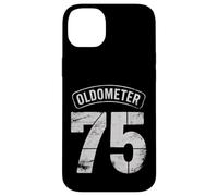 Carcasa para iPhone 14 Plus Funny 75th Birthday Oldometer Odómetro 75 años Old Joke