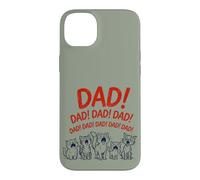 Carcasa para iPhone 14 Plus Funny Cat Dad Yelling Cats Father's Day