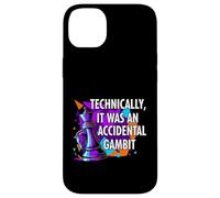 Carcasa para iPhone 14 Plus Funny Chess Player Accidental Gambit Blunder Quote