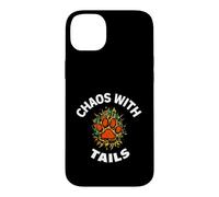 Carcasa para iPhone 14 Plus Funny Dog Owner Chaos with Tails Pet Lover