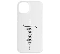 Carcasa para iPhone 14 Plus Funny Garage Car Mechanic Husband Dad - Señal de Cruz Vertical