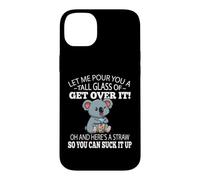 Carcasa para iPhone 14 Plus Funny Kids Tall Glass of Get Over It Suck It Up Koala Lover