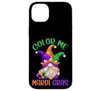 Carcasa para iPhone 14 Plus Funny Mardi Gras Quote For Women and Men with Carnival GNOME