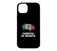 Carcasa para iPhone 14 Plus Funny Mexican Food Carnitas Mi Negrita Taco Lover