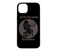 Carcasa para iPhone 14 Plus Funny Quoth Raven Nevermore Edgar Allan PoE Poema literario