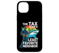 Carcasa para iPhone 14 Plus Funny Spearfishing The Tax Man Shark Diver