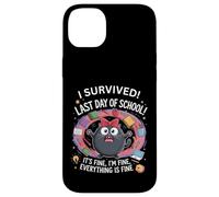 Carcasa para iPhone 14 Plus Funny Teacher I Survived Last Day of School 2025 Está Bien