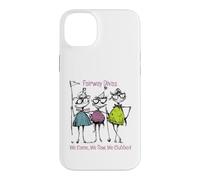 Carcasa para iPhone 14 Plus Funny Women Golf Fairway Divas Vinimos, vimos, Clubes