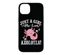 Carcasa para iPhone 14 Plus Funny Womens Kids Just A Girl Who Loves Axolotls Lover
