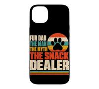 Carcasa para iPhone 14 Plus Fur Dad The Man The Myth The Snack Dealer Retro Dog Parent