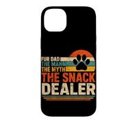 Carcasa para iPhone 14 Plus Fur Dad The Man The Myth The Snack Dealer Retro Dog Parent