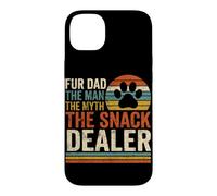 Carcasa para iPhone 14 Plus Fur Dad The Man The Myth The Snack Dealer Retro Dog Parent