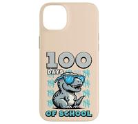Carcasa para iPhone 14 Plus Gafas de Sol con diseño de Dinosaurio 100 Days of School Trex Kids