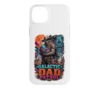 Carcasa para iPhone 14 Plus Galactic Space Cowboy Dad Patrol Scifi Western Father's Day