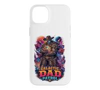 Carcasa para iPhone 14 Plus Galactic Space Cowboy Dad Patrol Scifi Western Father's Day