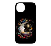 Carcasa para iPhone 14 Plus Galaxy Night Sky Moon Lunar Stars Sun Love