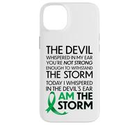 Carcasa para iPhone 14 Plus Gallbladder Cancer Warriors I Am The Storm, I Will Survive