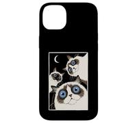 Carcasa para iPhone 14 Plus Gatos Ragdoll Trio Ojos Azules para Cat Mom o Dad